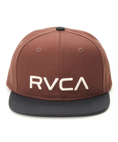 RVCA(ルーカ)の「RVCA メンズ RVCA TWILL SNAPBACK キャップ 【2025年秋冬モデル】/ルーカロゴ刺繍キャップ(帽子)(キャップ・メンズ・ナチュラル/ブラック×ブラック/ブラック/エンジ・FREE)」の22枚目の写真