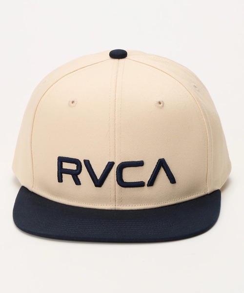RVCA(ルーカ)の「RVCA メンズ RVCA TWILL SNAPBACK キャップ 【2025年秋冬モデル】/ルーカロゴ刺繍キャップ(帽子)(キャップ・メンズ・ナチュラル/ブラック×ブラック/ブラック/エンジ・FREE)」の18枚目の写真