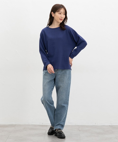 Honeys(ハニーズ)の「ドルマントップス(Tシャツ/カットソー・レディース・オレンジ/ベージュ/グリーン/ブルー/ブラック・L/LL/M)」の8枚目の写真