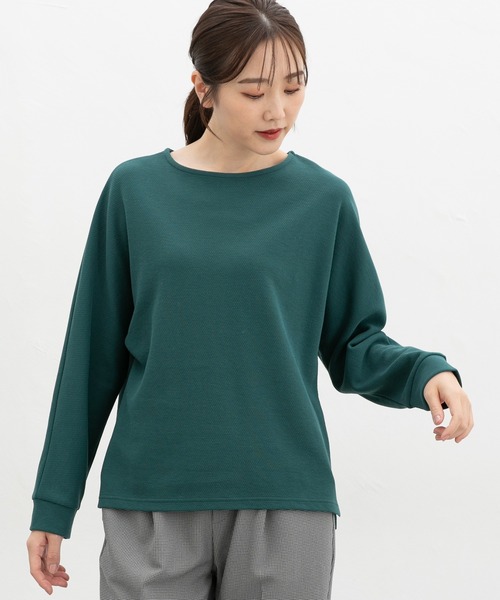 Honeys(ハニーズ)の「ドルマントップス(Tシャツ/カットソー・レディース・オレンジ/ベージュ/グリーン/ブルー/ブラック・L/LL/M)」の12枚目の写真
