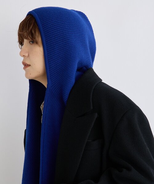 RIVE DROITE(リヴドロワ)の「ニットフード(ストール/ショール・レディース・グレー/ブルー/ブラウン・FREE)」の3枚目の写真