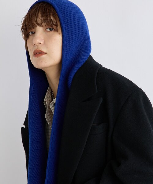 RIVE DROITE(リヴドロワ)の「ニットフード(ストール/ショール・レディース・グレー/ブルー/ブラウン・FREE)」の16枚目の写真