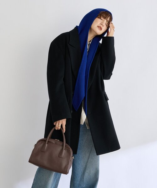 RIVE DROITE(リヴドロワ)の「ニットフード(ストール/ショール・レディース・グレー/ブルー/ブラウン・FREE)」の17枚目の写真