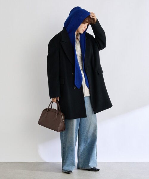 RIVE DROITE(リヴドロワ)の「ニットフード(ストール/ショール・レディース・グレー/ブルー/ブラウン・FREE)」の18枚目の写真