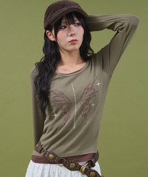 DISPARK/【25年秋冬新作】レイヤードグラフィックTOP