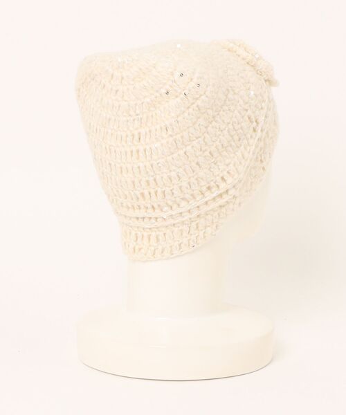 フラワーニットビーニー 602807（ニットキャップ/ビーニー）｜Heather