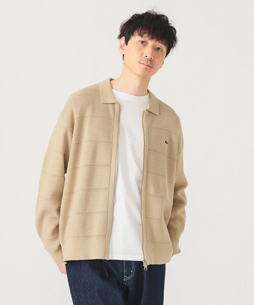 別注】LACOSTE / ジップ カーディガン（ニット/セーター）｜LACOSTE