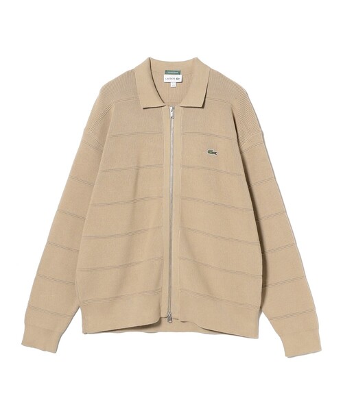LACOSTE（ラコステ）の「【別注】LACOSTE / ジップ カーディガン（ニット/セーター・メンズ・ブラック/ベージュ/ネイビー・2/3/4/5）」の20枚目の写真