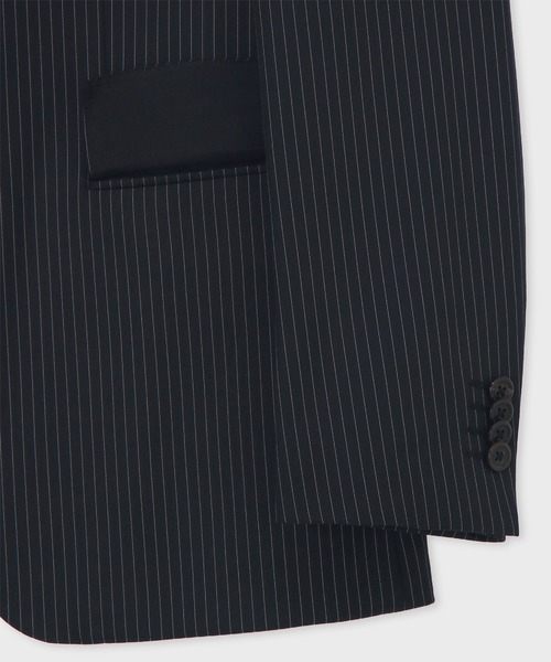 ピンストライプ ストレッチ 2ボタンスーツ / 253009 1439（スーツ