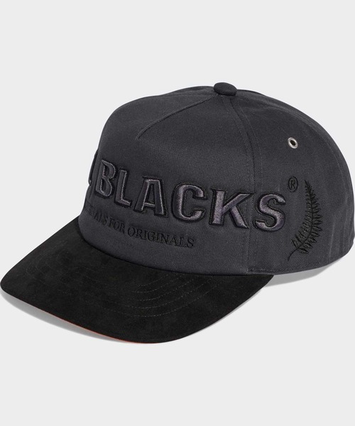 adidas(アディダス)の「ORIGINALS × オールブラックス スナップバック トラッカーキャップ / アディダスオリジナルス adidas Originals(キャップ・メンズ・グレー・X-LARGE/S/LARGE)」の2枚目の写真