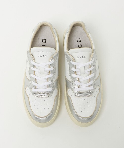 D.A.T.E.（デイト）の「＜D.A.T.E.＞COURT プラットフォーム スニーカー（スニーカー・レディース・ホワイト・24.5cm/25.5cm/23.5cm）」の3枚目の写真