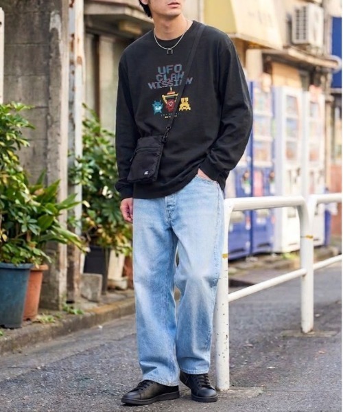 Mac-House(マックハウス)の「【T-GRAPHICS / ティーグラフィックス】ゲームデザイン長袖Tシャツ(Tシャツ/カットソー・メンズ・グレー/チャコールグレー/ホワイト/ブルーグリーン/ブラック・XL/L/M/S)」の3枚目の写真
