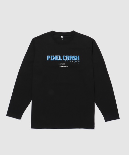 Mac-House(マックハウス)の「【T-GRAPHICS / ティーグラフィックス】ゲームデザイン長袖Tシャツ(Tシャツ/カットソー・メンズ・グレー/チャコールグレー/ホワイト/ブルーグリーン/ブラック・XL/L/M/S)」の2枚目の写真