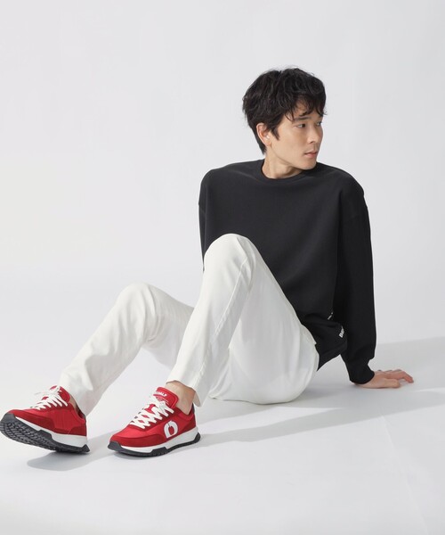 ECOALF(エコアルフ)の「ACT ドライビング ニットプルオーバー UNISEX 【日本限定】(ニット/セーター・レディース・ブラック/ブルー系その他3/オフホワイト・M/L)」の6枚目の写真