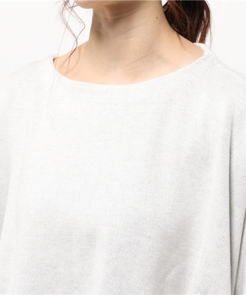 OUTLET（アウトレット）の「【CAPRICIEUX LE'MAGE】Wフェイスポンチョ（ニット/セーター・レディース・ホワイト・FREE）」の3枚目の写真