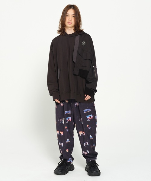 STOF（ストフ）の「FUSION HOODIE（パーカー・メンズ・ブラック/グレー・S/M）」の4枚目の写真