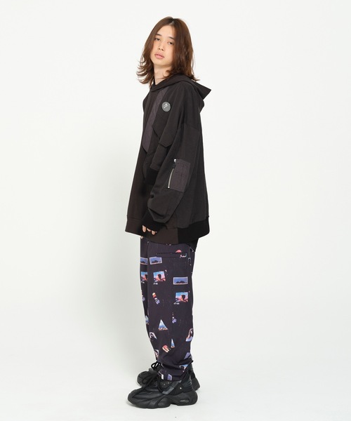 STOF（ストフ）の「FUSION HOODIE（パーカー・メンズ・ブラック/グレー・S/M）」の5枚目の写真