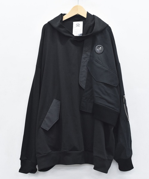 STOF（ストフ）の「FUSION HOODIE（パーカー・メンズ・ブラック/グレー・S/M）」の10枚目の写真