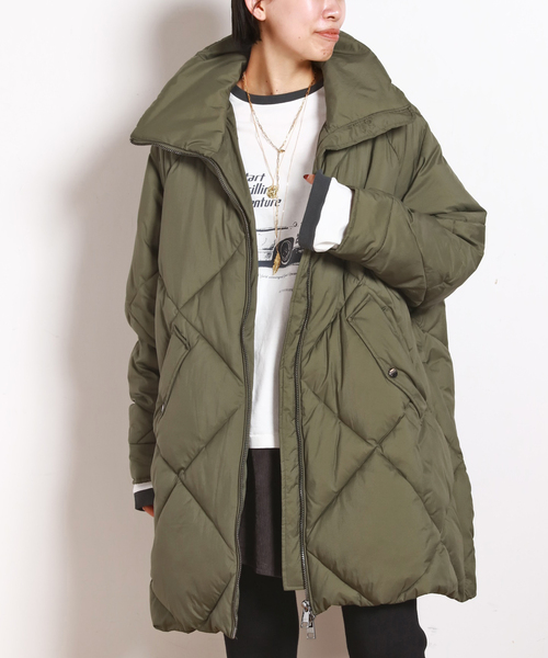 OOF WEAR(オーフウエア)の「【OOF WEAR/オーフウェア】long padding coat(ダウンジャケット/コート・レディース・カーキ・FREE)」の10枚目の写真