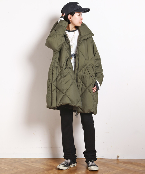 OOF WEAR(オーフウエア)の「【OOF WEAR/オーフウェア】long padding coat(ダウンジャケット/コート・レディース・カーキ・FREE)」の8枚目の写真