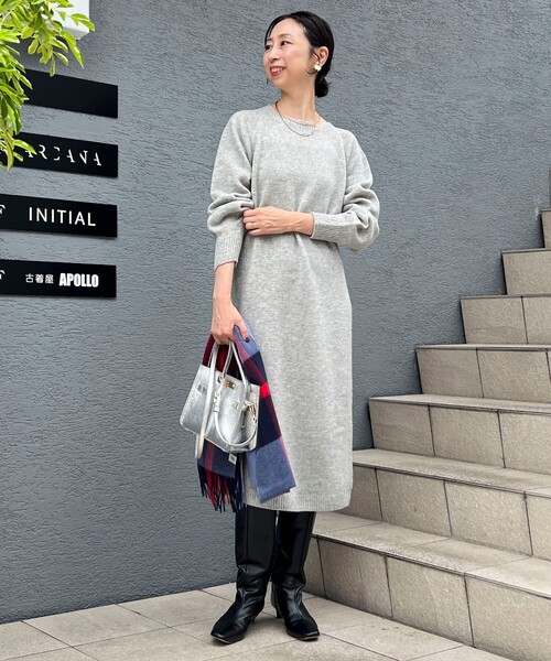 セール】タスマニアラム ニットワンピース（ニット/セーター）｜MICO