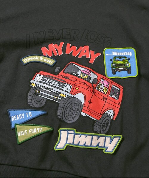 BREEZE(ブリーズ)の「【リンク】Jimnyコラボ ワッペンパーカー(大人)(パーカー・メンズ・ブラック/カーキ・LARGE/MEDIUM)」の11枚目の写真