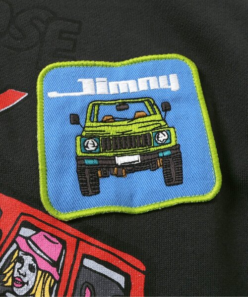 BREEZE(ブリーズ)の「【リンク】Jimnyコラボ ワッペンパーカー(大人)(パーカー・メンズ・ブラック/カーキ・LARGE/MEDIUM)」の12枚目の写真