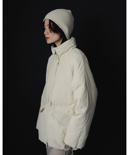 anuke(アンヌーク)の「anuke Knit Beanie 62521024(ニットキャップ/ビーニー・レディース・オフホワイト/チャコールグレー・FREE)」の4枚目の写真