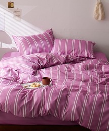 ストライプ柄布団カバーセット│シングル2点セット（寝具）｜COCOPLATZ