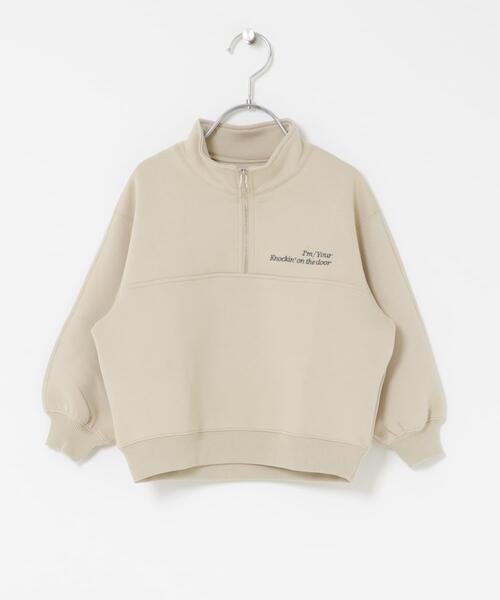 URBAN RESEARCH DOORS(アーバンリサーチドアーズ)の「『セットアップ対応』ハーフジップダンボールプルオーバー(KIDS)(Tシャツ/カットソー・キッズ・ベージュ/ブラック/グレー・135/120/105)」の20枚目の写真