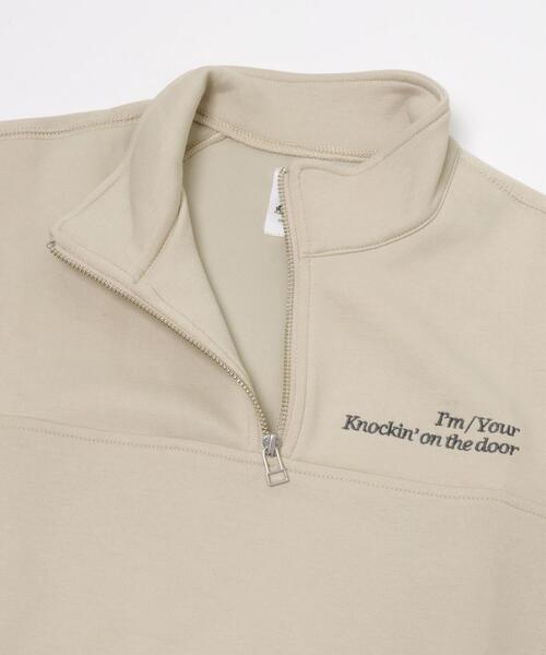 URBAN RESEARCH DOORS(アーバンリサーチドアーズ)の「『セットアップ対応』ハーフジップダンボールプルオーバー(KIDS)(Tシャツ/カットソー・キッズ・ベージュ/ブラック/グレー・135/120/105)」の21枚目の写真