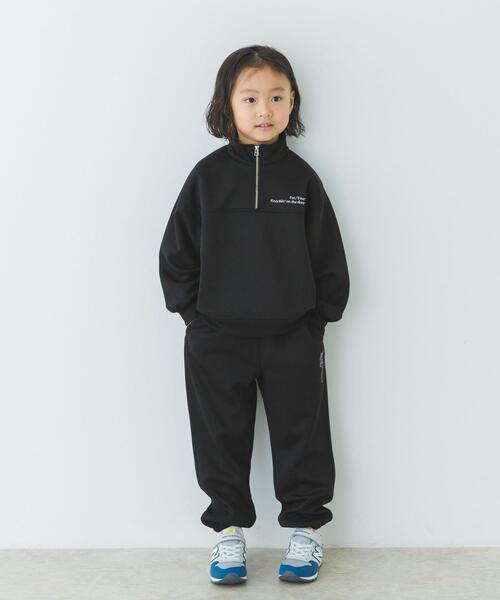 URBAN RESEARCH DOORS（アーバンリサーチドアーズ）の「『セットアップ対応』ハーフジップダンボールプルオーバー(KIDS)（Tシャツ/カットソー・キッズ・ベージュ/ブラック/グレー・135/120/105）」の19枚目の写真