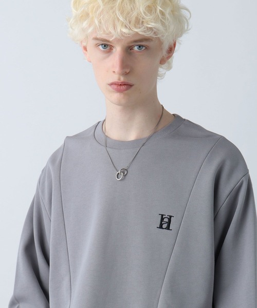 HARE（ハレ）の「【WEB限定】HAREロゴコードスウェット(HARE)（スウェット・メンズ・ブラウン/グレー/ブルー/ブラック/レッド・SMALL/MEDIUM）」の13枚目の写真