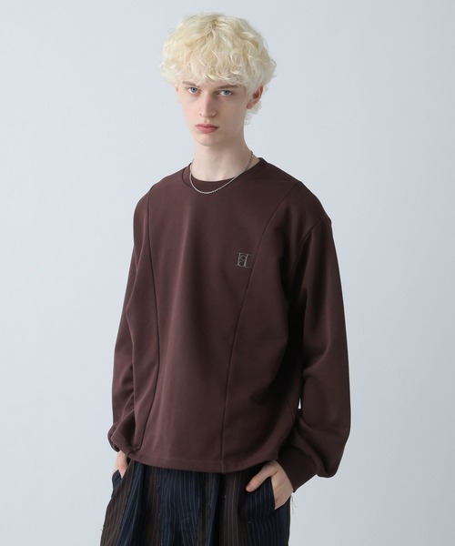 HARE（ハレ）の「【WEB限定】HAREロゴコードスウェット(HARE)（スウェット・メンズ・ブラウン/グレー/ブルー/ブラック/レッド・SMALL/MEDIUM）」の14枚目の写真