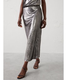 BANANA REPUBLIC FACTORY STORE（バナナリパブリック ファクトリーストア）の「BANANA REPUBLIC FACTORY STORE　　ベルベット シマー ミディスカート（スカート・レディース）」