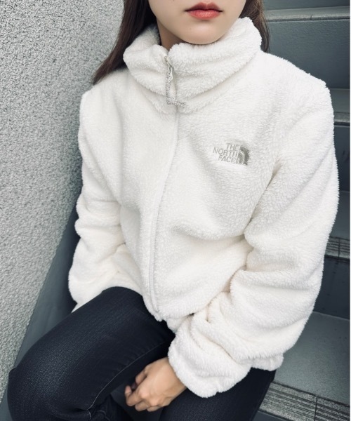 THE NORTH FACE(ザノースフェイス)の「THE NORTH FACE / ザノースフェイス 韓国 国内未発売 / COMFY ALPHA FLEECE ZIP UP / NJ4FQ50(ブルゾン・レディース・ダークグレー/クリーム・SMALL/X-LARGE)」の4枚目の写真
