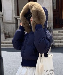 SEN TOKYO（セントーキョー）の「ファー付き ダウン ジャケット レディース フード付き 防寒 アウター（ダウンジャケット/コート）」