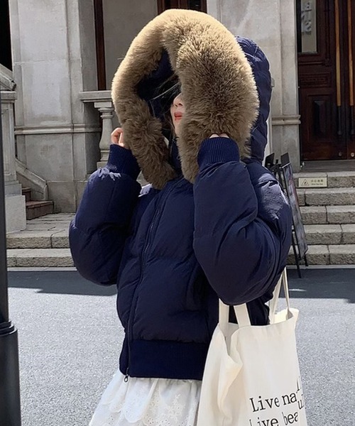 ファー付きダウンジャケット（Tシャツ/カットソー）｜SEN TOKYO（セン