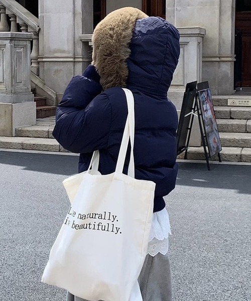 ファー付き ダウン ジャケット レディース フード付き 防寒 アウター