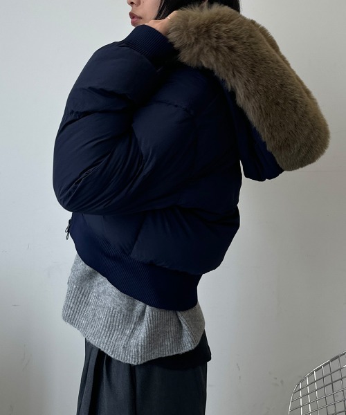 セール】ファー付き ダウン ジャケット レディース フード付き 防寒