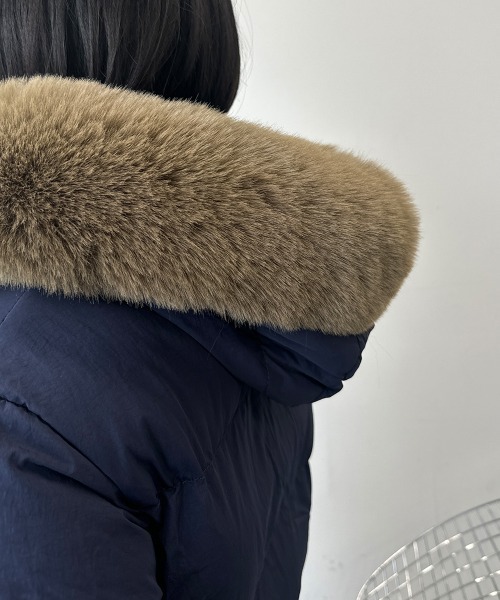 セール】ファー付きダウンジャケット（Tシャツ/カットソー）｜SEN