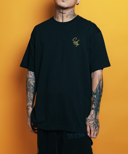 Subciety（サブサエティ）の「Spider lily tee（Tシャツ/カットソー・メンズ・ブラック/インディゴブルー/ホワイト・SMALL/MEDIUM/LARGE/X-LARGE/XX-LARGE）」の11枚目の写真