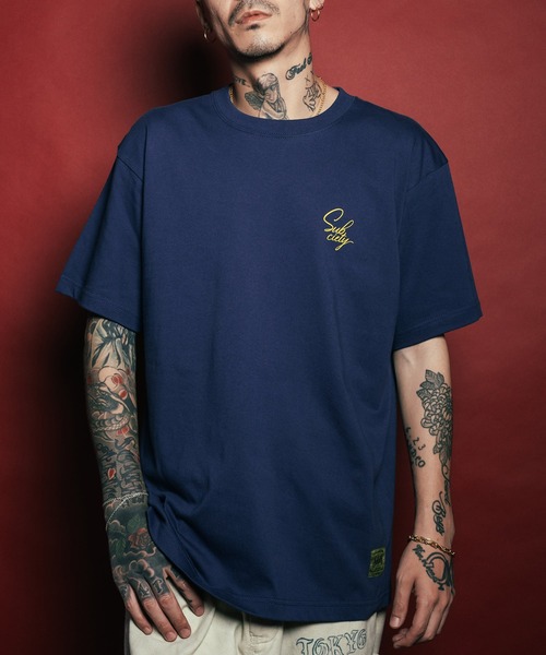 Subciety（サブサエティ）の「Spider lily tee（Tシャツ/カットソー・メンズ・ブラック/インディゴブルー/ホワイト・SMALL/MEDIUM/LARGE/X-LARGE/XX-LARGE）」の14枚目の写真