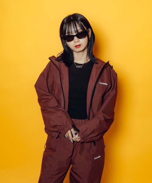 Subciety(サブサエティ)の「【WOMEN】Graph check hoodie(マウンテンパーカー・レディース・バーガンディー/ホワイト/ブラック・FREE)」の22枚目の写真