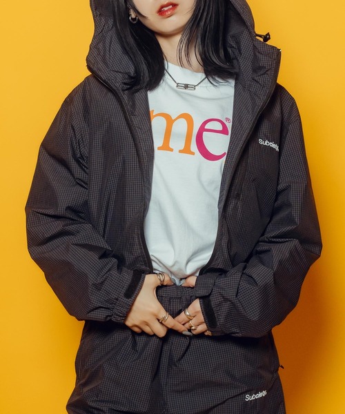 Subciety(サブサエティ)の「【WOMEN】Graph check hoodie(マウンテンパーカー・レディース・バーガンディー/ホワイト/ブラック・FREE)」の18枚目の写真