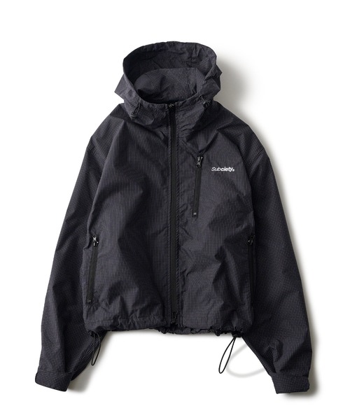 Subciety(サブサエティ)の「【WOMEN】Graph check hoodie(マウンテンパーカー・レディース・バーガンディー/ホワイト/ブラック・FREE)」の5枚目の写真