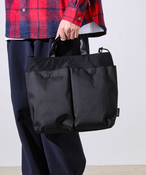SML(エスエムエル)の「【SML/エスエムエル】PILOT TOTE BAG M(ショルダーバッグ・メンズ・ブラック・FREE)」の1枚目の写真