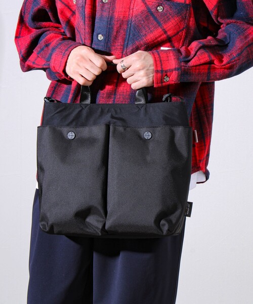 SML(エスエムエル)の「【SML/エスエムエル】PILOT TOTE BAG M(ショルダーバッグ・メンズ・ブラック・FREE)」の2枚目の写真