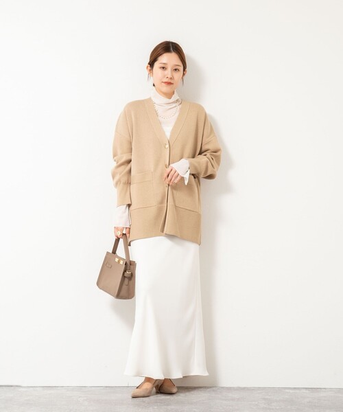 NOLLEY’S Sophi（ノーリーズソフィ）の「ウォッシャブルシアーオーガンジータートルネック（Tシャツ/カットソー・レディース・キナリ/ベビーピンク/ブラック・38）」の20枚目の写真