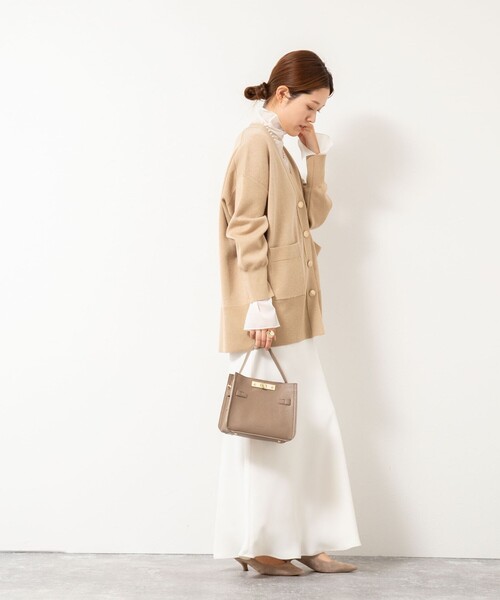 NOLLEY’S Sophi（ノーリーズソフィ）の「ウォッシャブルシアーオーガンジータートルネック（Tシャツ/カットソー・レディース・キナリ/ベビーピンク/ブラック・38）」の22枚目の写真